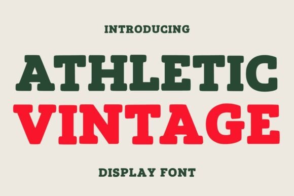 Athletic Vintage Font