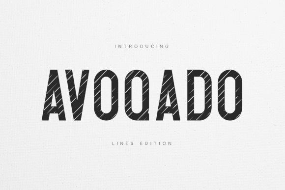 Avoqado: Bold Display Font