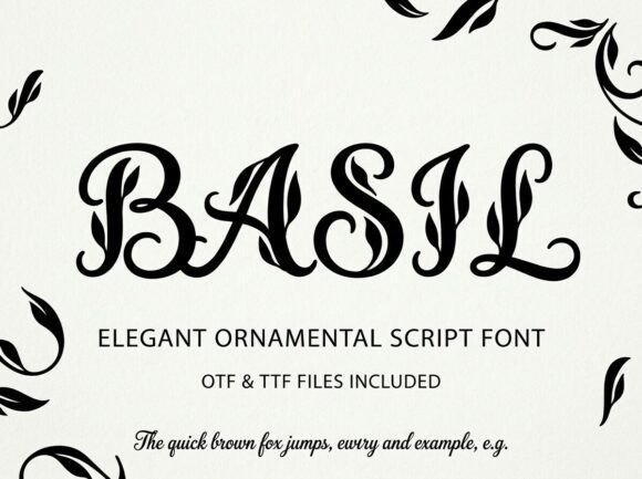 Basil: A Bold Font for Business Branding