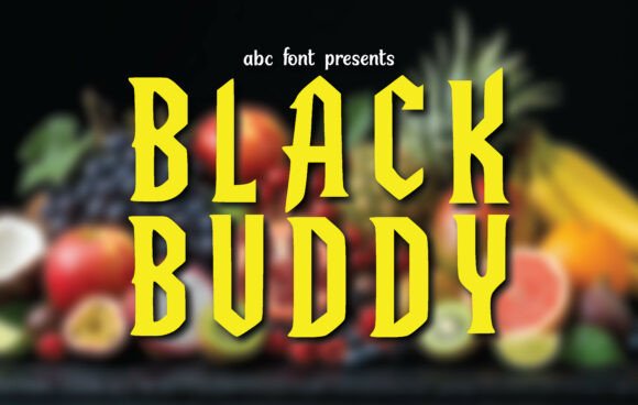 Black Buddy Font for Bold Web Design