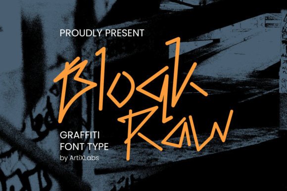 Block Raw Font for Bold Branding