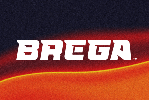 Brega: A Bold Display Font for Dynamic Branding