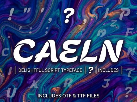 Caeln: A Bold Display Font