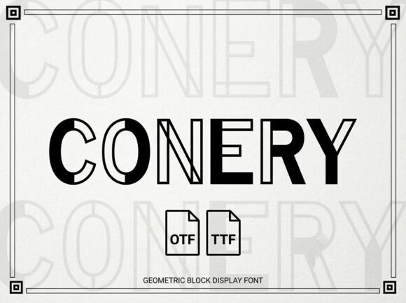 Conery: A Bold Font for Business Branding