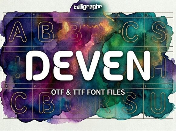 Deven: A Bold Display Font for Impactful Campaigns