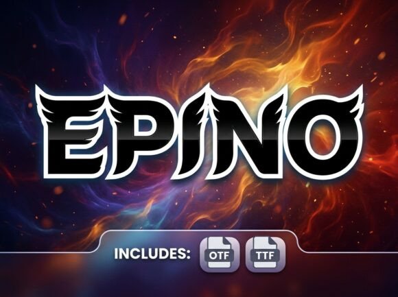 Epino: A Bold Display Font
