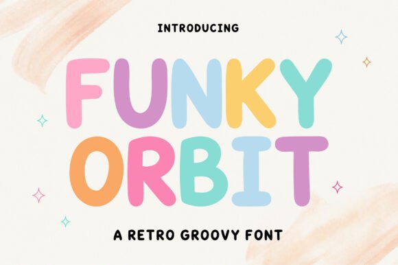 Funky Orbit Font for Creative Brands