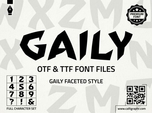 Gaily Font for Creative Projects