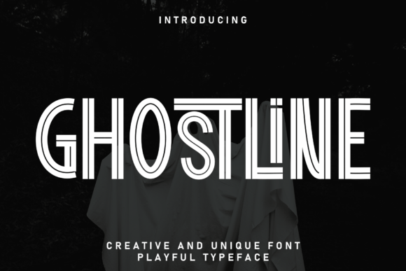 Ghostline Font: Playful Display for Creative Makers