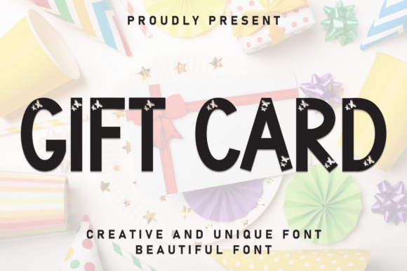 Gift Card Font: Handwritten Elegance