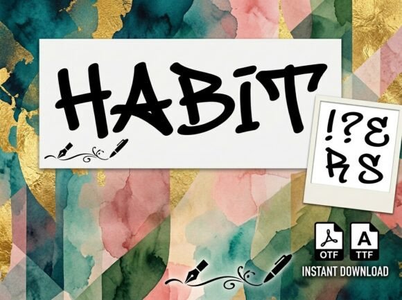 Habit Font for Web Design