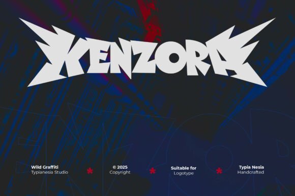 Kenzora – Bold Display Font for Web Design