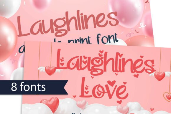 Laughlines Font for Creative Brands