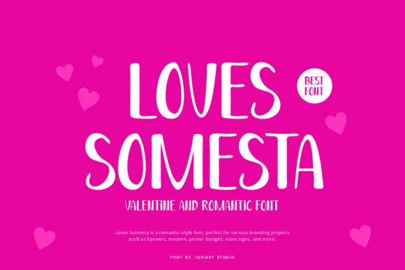 Loves Somesta Font Review