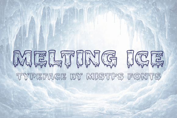 Melting Ice Font