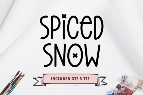 Spiced Snow Font for Creative Brands