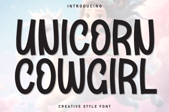 Unicorn Cowgirl Font Review