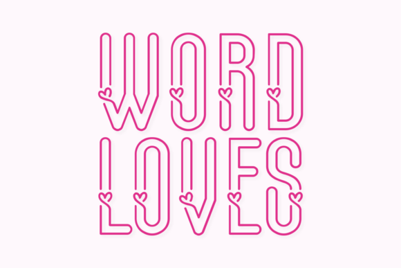 Word Loves Font